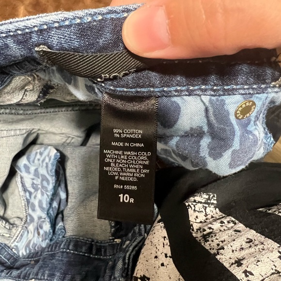 Woman’s size 10R Express jeans - Picture 7 of 10